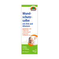 SUNLIFE® Wundschutz Salbe 100 ml Zinksalbe Pflegecreme Hautschutz Haut Beruhigung Kinderpflege Irritationen Wundheilung + Avocadoöl Allantoin Zink Vitamin E