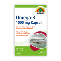 SUNLIFE® Omega 3 Kapseln mit Fischöl