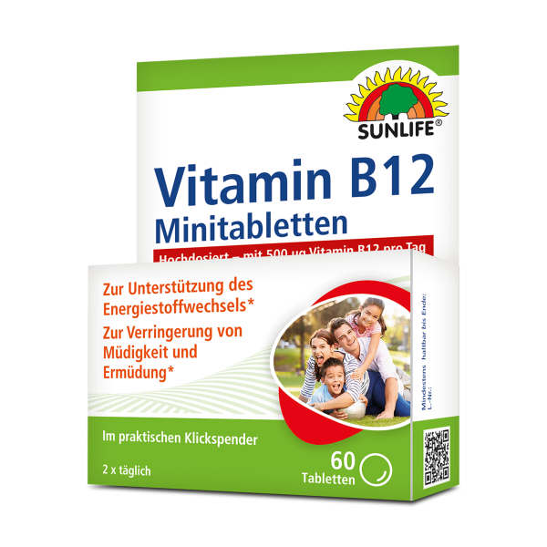 SUNLIFE® Vitamin B12 Minitabletten