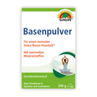 SUNLIFE® Basenpulver 250g Säure-Basen-Haushalt Übersäuerung Mineralien Vitamine Spurenelemente