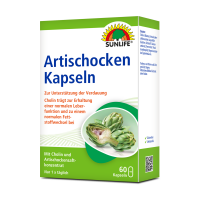 SUNLIFE® Artischocken Kapseln 60 Stk Verdauung...