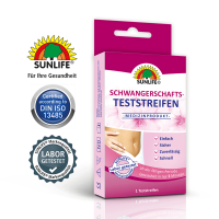 SUNLIFE® Schwangerschafts-Teststreifen hCG Stick Urintest Schwanger Zuverlässig Schwangerschaftstest