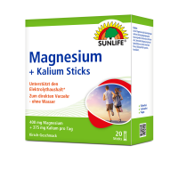 SUNLIFE® Magnesium 400 mg + Kalium Sticks 20 Stk...