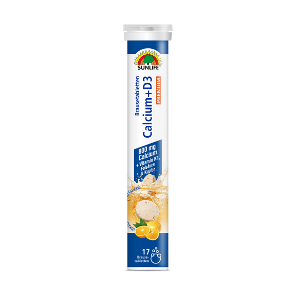 SUNLIFE® Calcium + Vitamin D3 Brausetabletten...