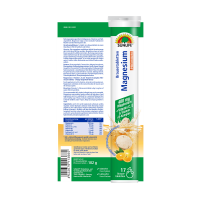 SUNLIFE® Magnesium Brausetabletten Orange-Grapefruitgeschmack hochdosiert Muskeln Nerven Sport 17 Stk