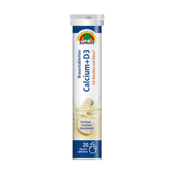 SUNLIFE® Calcium + Vitamin D3 Brausetablette...