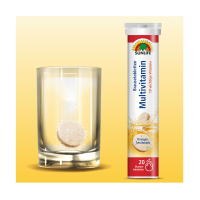 SUNLIFE® Multivitamin Brausetabletten Orange Immunsystem + 10 Vitamine & 5 Mineralstoffe