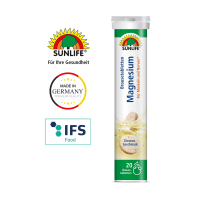 SUNLIFE® Magnesium Brausetabletten Zitronengeschmack...