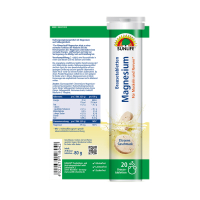 SUNLIFE® Magnesium Brausetabletten Zitronengeschmack Vitalität Muskeln Nerven