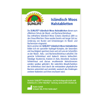 SUNLIFE® Halstabletten Isländisch Moos