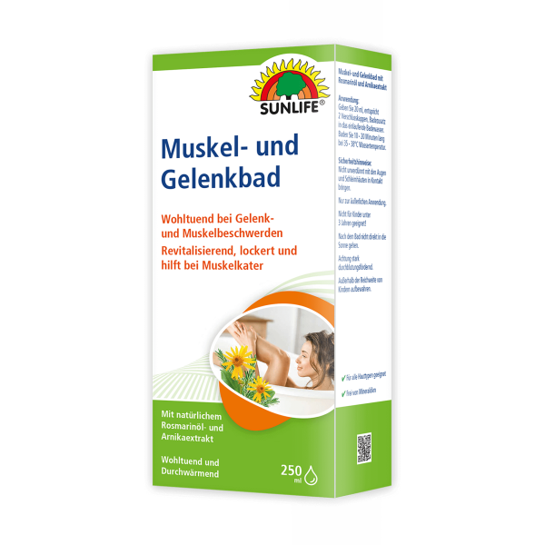 SUNLIFE® Muskel- und Gelenkbad 250 ml Entspannung...