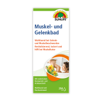 SUNLIFE® Muskel- und Gelenkbad 250 ml Entspannung für Muskel Wohlbefinden Gelenke Muskelkater Sport