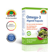 SUNLIFE® Omega 3 Algenöl Kapseln