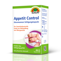 SUNLIFE® Appetit Control Glucomannan Kapseln Appetitkontrolle Diätunterstützung Abnehmen Gewicht verlieren