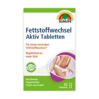 SUNLIFE® Fettstoffwechsel Aktiv Tabletten Fettstoffwechsel Diät Gewichtsverlust Low-Carb Abnehmen Diät