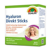 SUNLIFE® Hyaluron Direkt Sticks mit Biotin Coenzym...