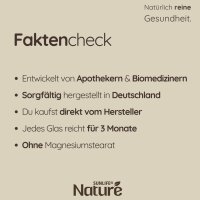 SUNLIFE® NATURE BIO Ashwagandha KSM-66® Kapseln 3 Monats-Pack Innere Balance schlafen 90 Stk