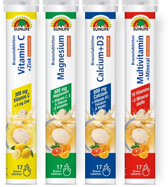SUNLIFE® Brausetabletten hochdosiert Mix-Bundle...