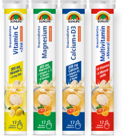 SUNLIFE® Brausetabletten hochdosiert Mix-Bundle verschiedene Sorten