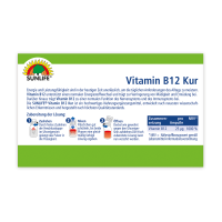 SUNLIFE® Vitamin 25µg B12 Kur 10x8ml Ampullen hochdosiert Energie & Nervensystem Unterstützung + vegane Nährstoffe & Vitalboost
