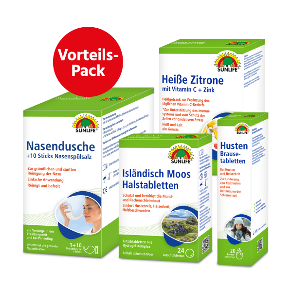 SUNLIFE® Vorteils-Pack Erkältung Halsschmerzen...