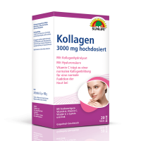 SUNLIFE® Kollagen-Sticks 3000 mg hochdosiert Hyaluronsäure Haut Antiaging Falten + Elastin L-Cystein Zink Vitamin C E A Komplex