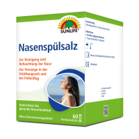 SUNLIFE® Nasenspülsalz 60 Stk zur Nasenreinigung...