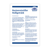 SUNLIFE® Hustenreizstiller Heißgetränk 14 Sticks Erkältung Schleimlösend Rachen Husten Halsschmerzen Schleimhäute Hals Beruhigung