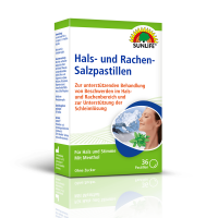 SUNLIFE® Hals- und Rachen- Salzpastillen 36 Stk Halsschmerzen Rachen Hustenreiz Schleimlösung Stimmbelastung