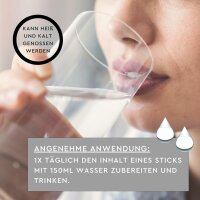 SUNLIFE® Heißer Salbei 20 Sticks Wärme Erkältungszeit Beruhigend Entspannend Tee Immunsystemstärkung + Honig & Vitamin C