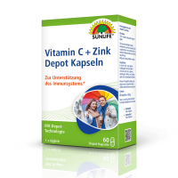 SUNLIFE® Vitamin C + Zink Depot Kapseln 60 Stk...