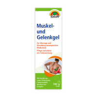 SUNLIFE® Muskel- und Gelenkgel 100 ml Sportverletzungen Gelenke Muskelschmerzen Durchblutung Massage Erfrischend + Fichtennadelöl Menthol Kampfer Capsaicin